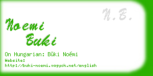 noemi buki business card