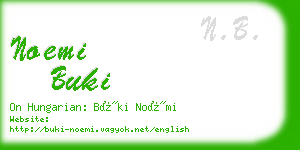noemi buki business card